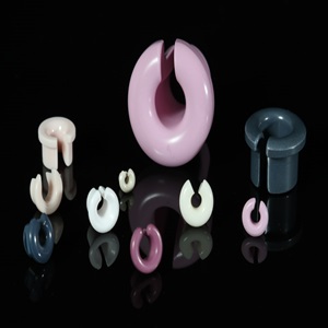 Khoen sứ Ceramic chia khe dẫn sợi, chỉ Ascotex Ceramic Split Eyelets